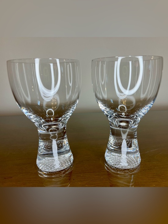 Kosta Boda Other - 2 Kosta Boda Wine Glasses Glass Clear Limelight Göran Wärff 8.5 oz
